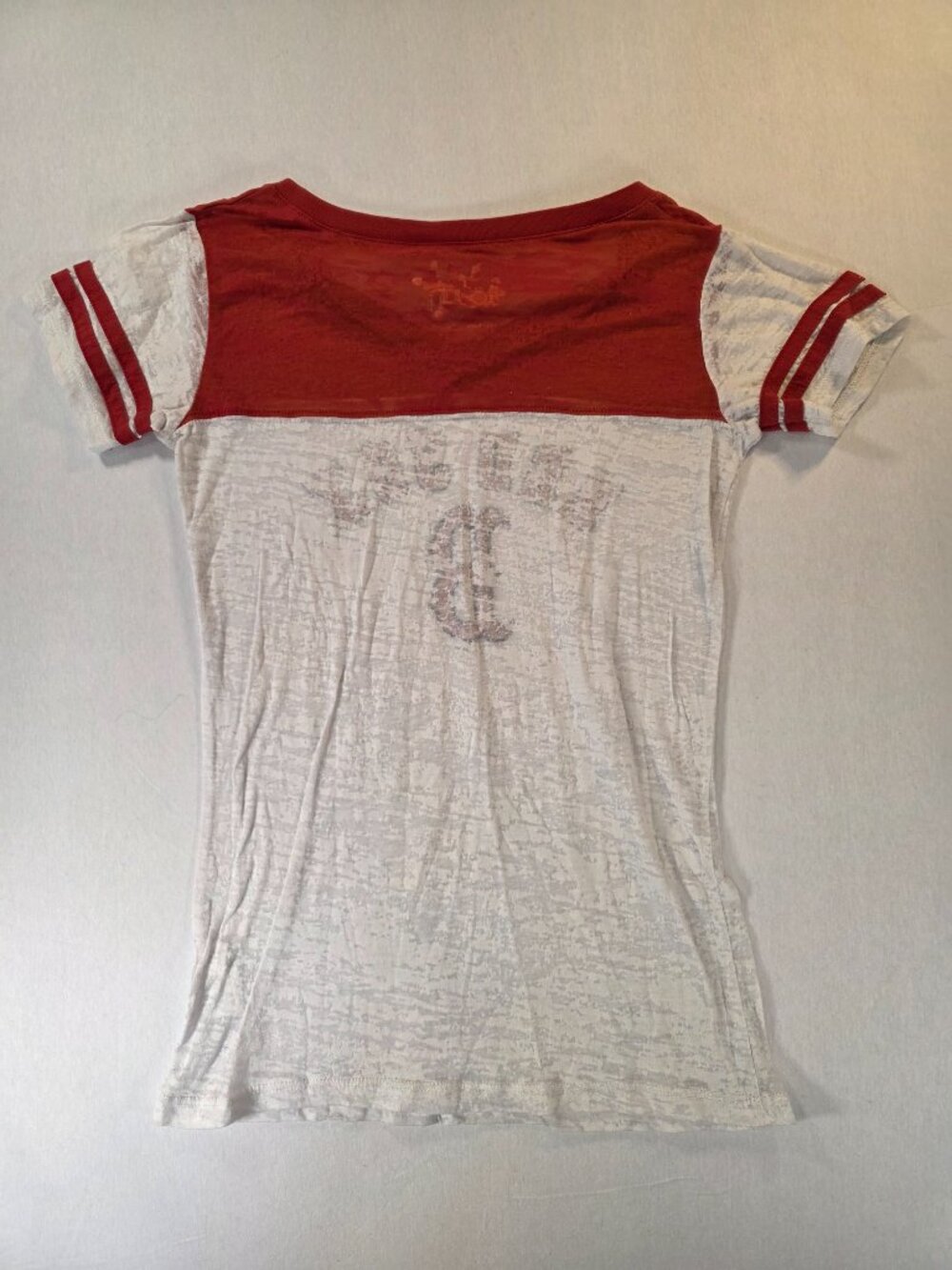 MLB Boston Red Sox Burnout Shirt Women’s Shirt Small Touch by Alyssa Milano - Picture 8 of 8